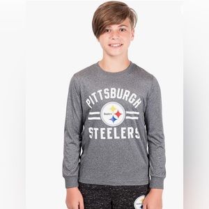 NWT-Ultra Game NFL Boys Super Soft Supreme Long Sleeve T-Shirt